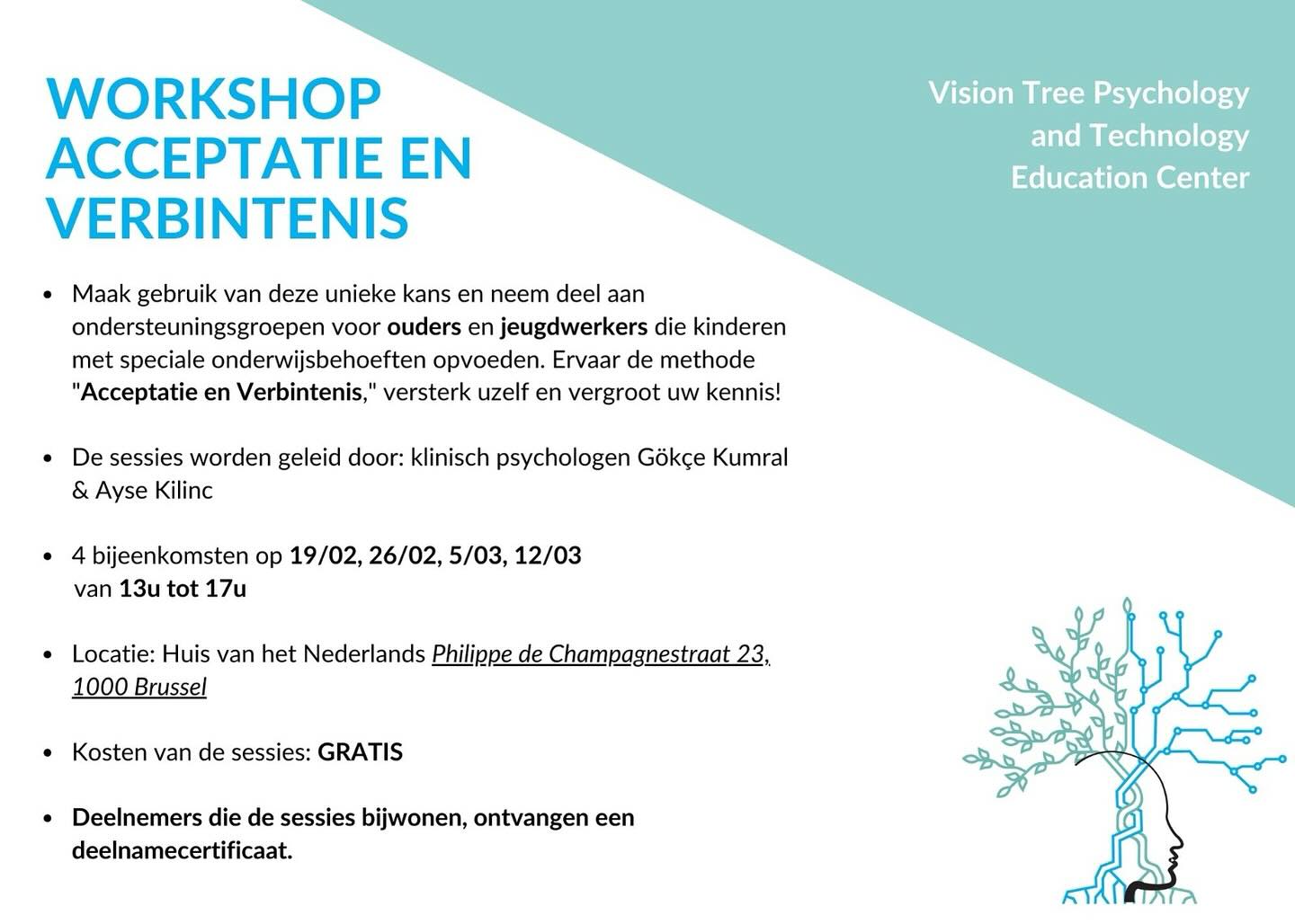 Gratis workshopreeks: burn-out voorkomen bij ouders en zorgverleners