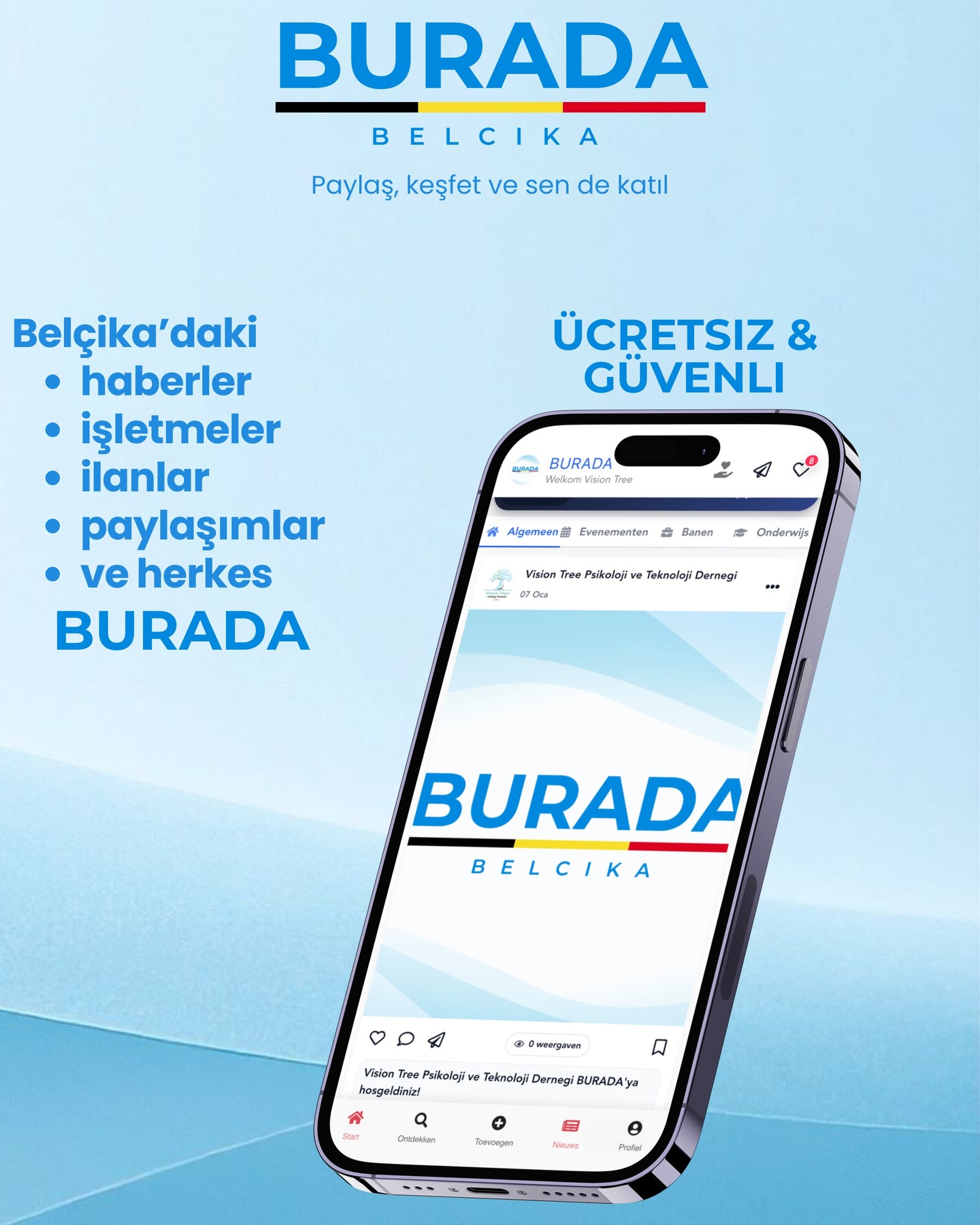 BURADA: de app die het leven in Belgie makkelijker maakt