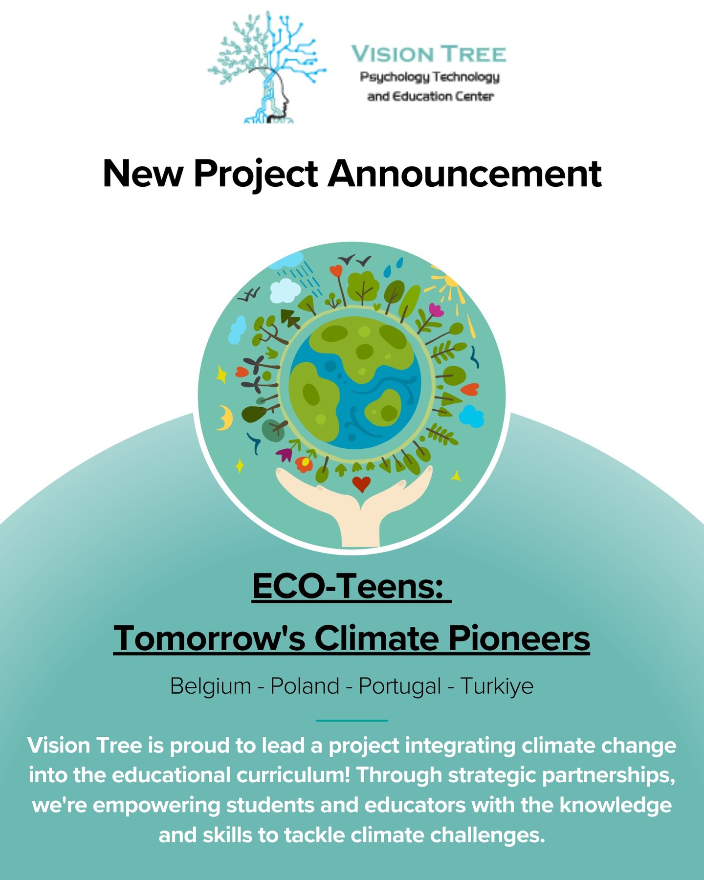 Nieuw project: ECO-Teens, Tomorrow's Climate Pioneers