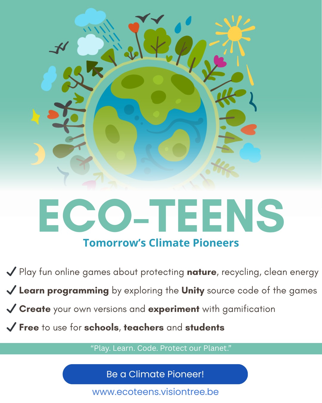 Eco-Teens: gratis online games en lesmateriaal nu beschikbaar