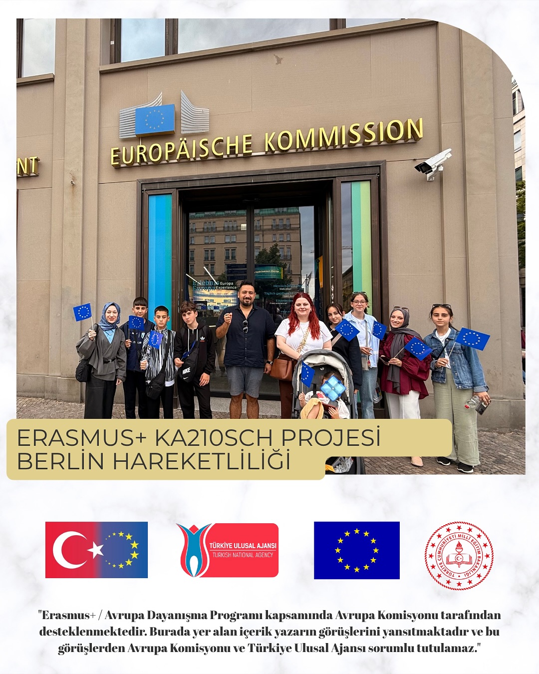 Erasmus+ mobiliteit in Berlijn: bezoek aan de Europese Commissie